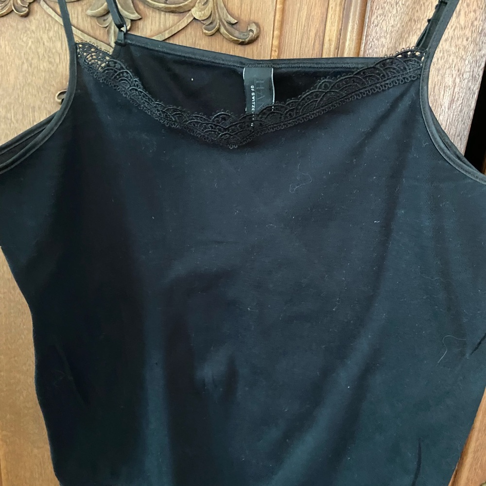 Hanro lace camisole in Black size L
